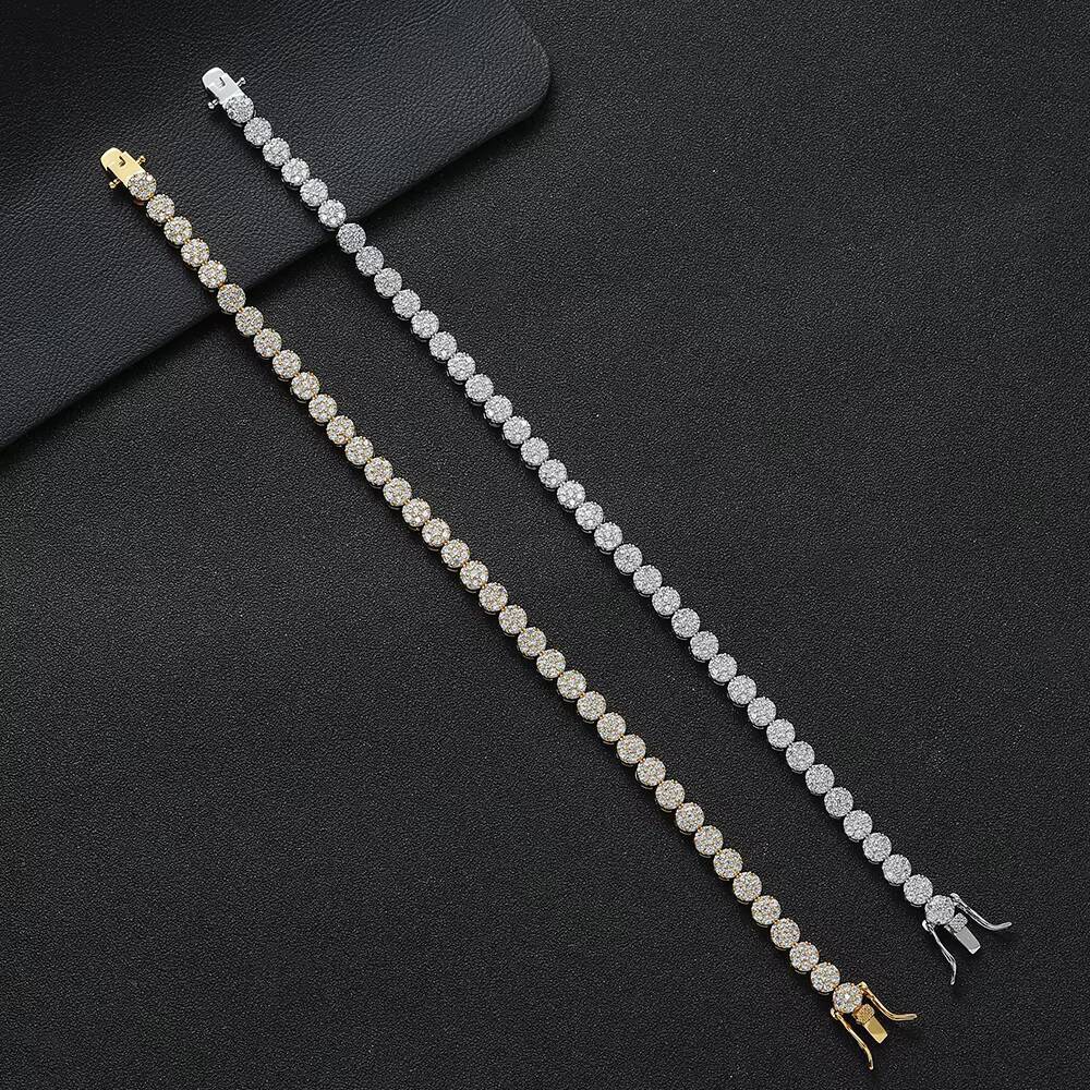 BB244 5MM Brass Cubic Zircon Bracelets Women Fashion Tennis Bracelet
