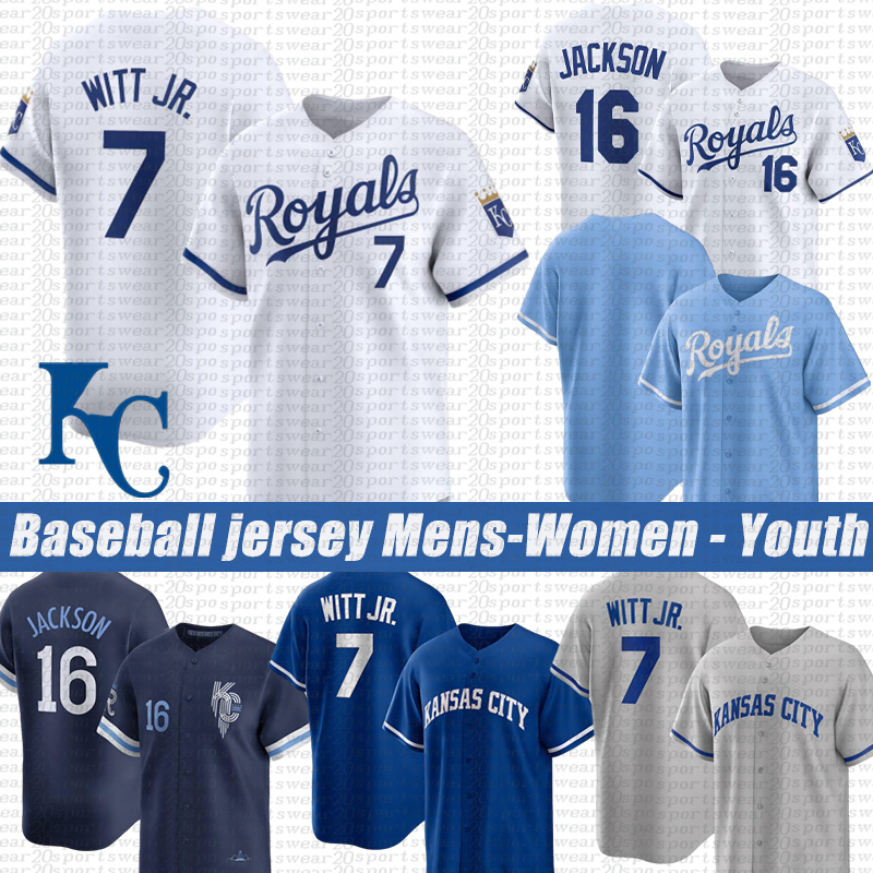 7 Bobby Witt Jr. Kansa City Royals jersey 13 Salvador Perez 9 Vinnie Pasquantino Michael Massey Cole Ragans MJ Melendez Jonathan India Baseball Jerseys