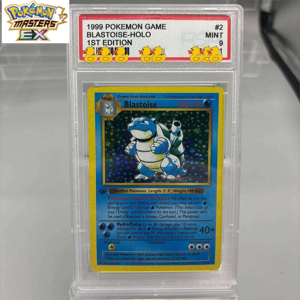 DIY PTCG Collection 1999 POKEMON 1ST EDITION BULBASAUR 24/102 Copy 10Points Rating Card Anime Game Gift L260114