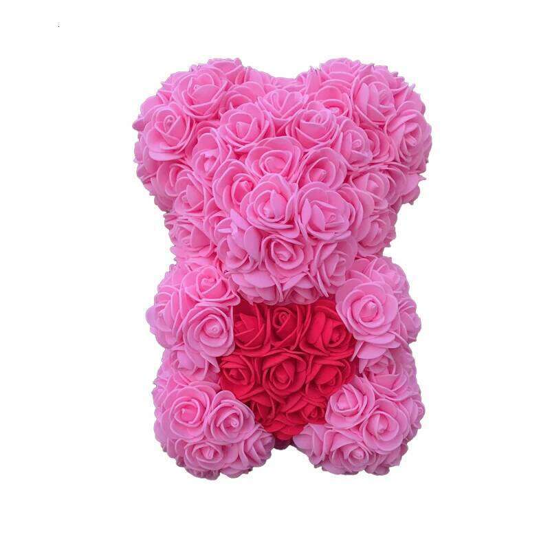 1pc 25cm Teddy Bears Artificial Foam Flower Rose Bear For Women Valentine's Wedding Birthday Anniversary Gifts 2025 W260114