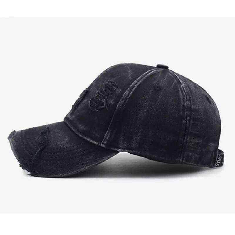 Snapback Spring Washed Cotton Embroidery Baseball Caps For Men And Women Personality Vintage Fashion Cap Party Hats L260520