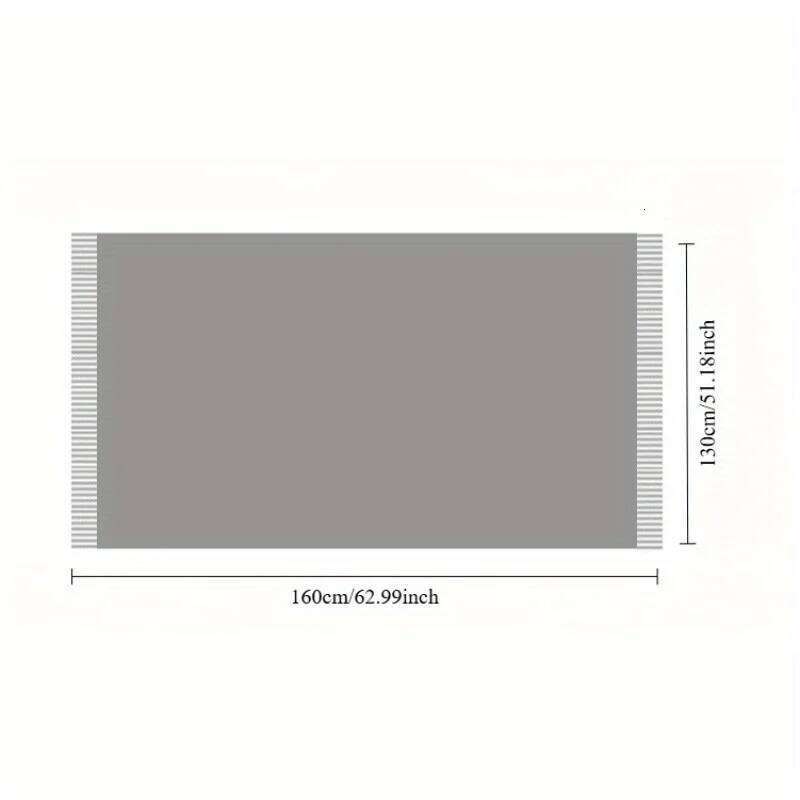 Towel Geometric Thread Sofa Cover Retro Style Full Outdoor Camping Picnic Office Leisure Blanket