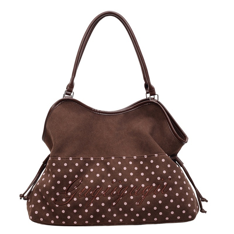 BadBlue a Korean known for its niche forest-inspired leopard print dot pattern business-ready bag with a trendy sweet- 260104
