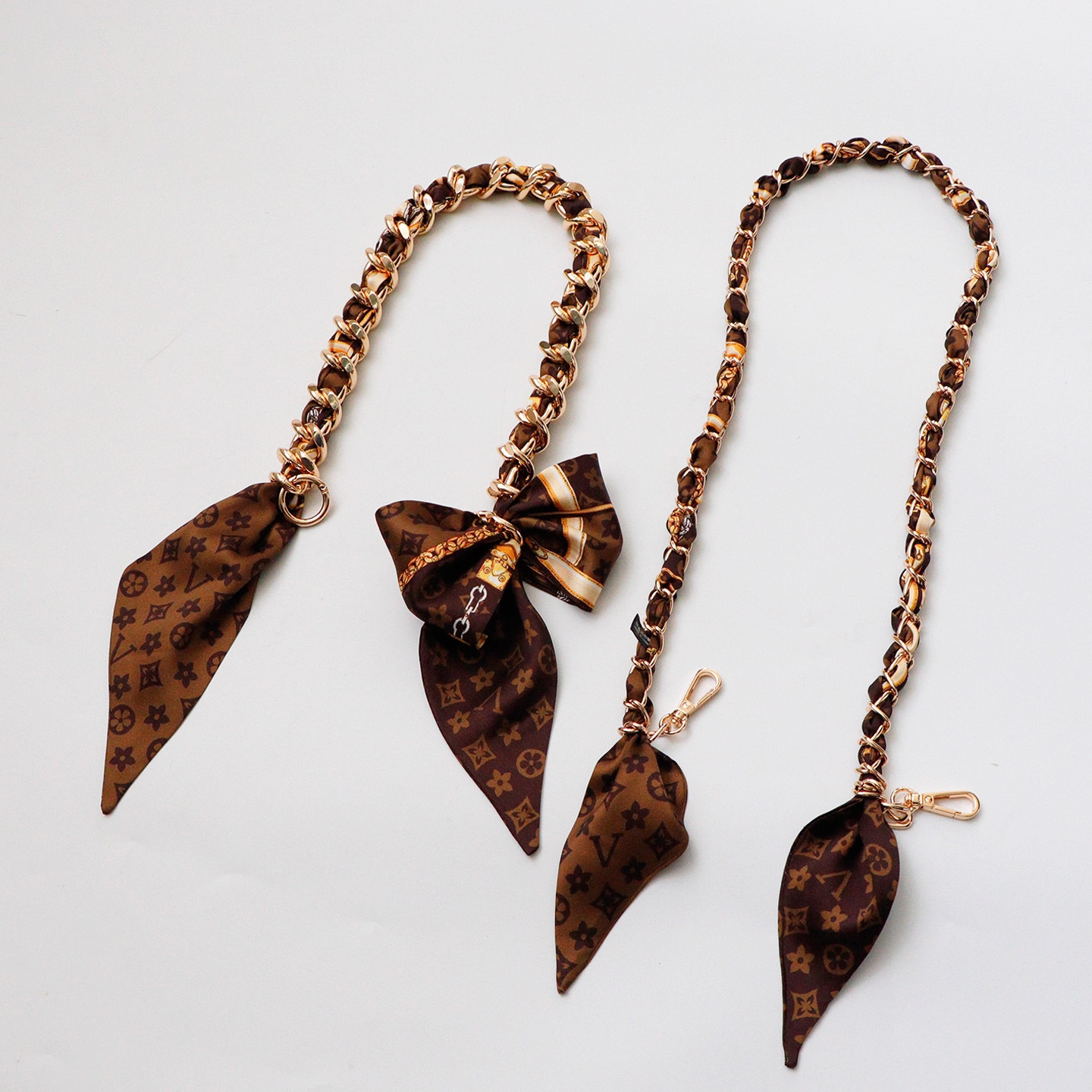 Coffee Color Old Bag Shoulder Strap Accessories Arm Bag Chain Buy Silk Scarf Wear Chain Shoulder Strap Armpit Bag Belt 2026s hot