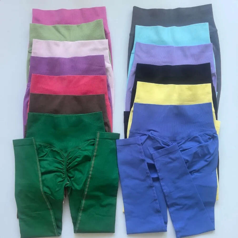 High Waist Dfynes Leggings Seamless Scrunch Butt-Lifting 4D Biomechanical Stretch Squat-Proof Women Gym Yoga Fitness Workout Tights