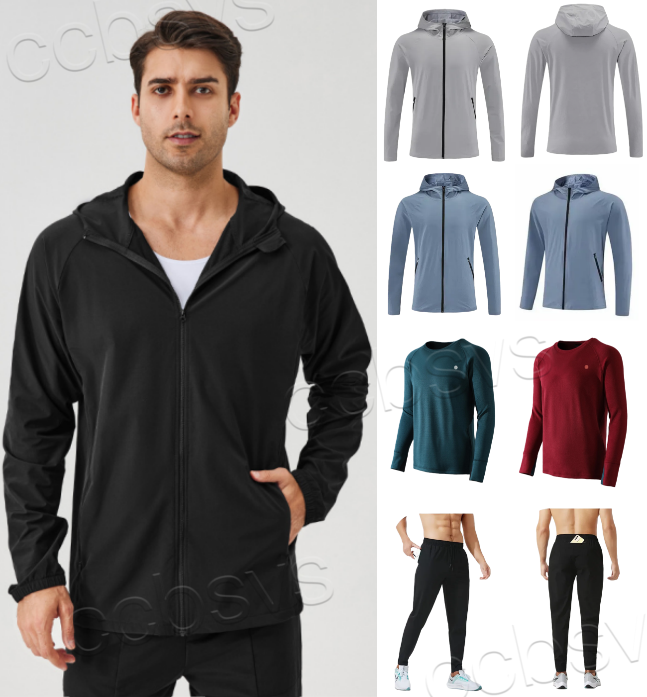 2026 New Thermal jacket Sojourn jacket Designer Outdoor Sports Casual Down Jacket Warm Middle Layer Knitted Sweater Coat Men set