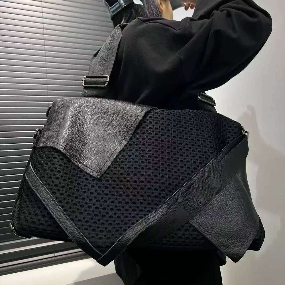 Luxury handbag Hobo women's fashionable personalized mesh cloth large capacity handbag Y K style shoulder crossbody bag SENYY