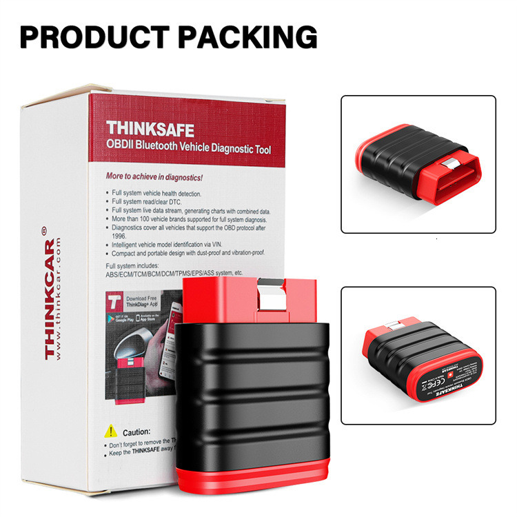 THINKCAR Thinksafe OBD2 Full System Diagnostic Tool Oil Maintenance Electronics