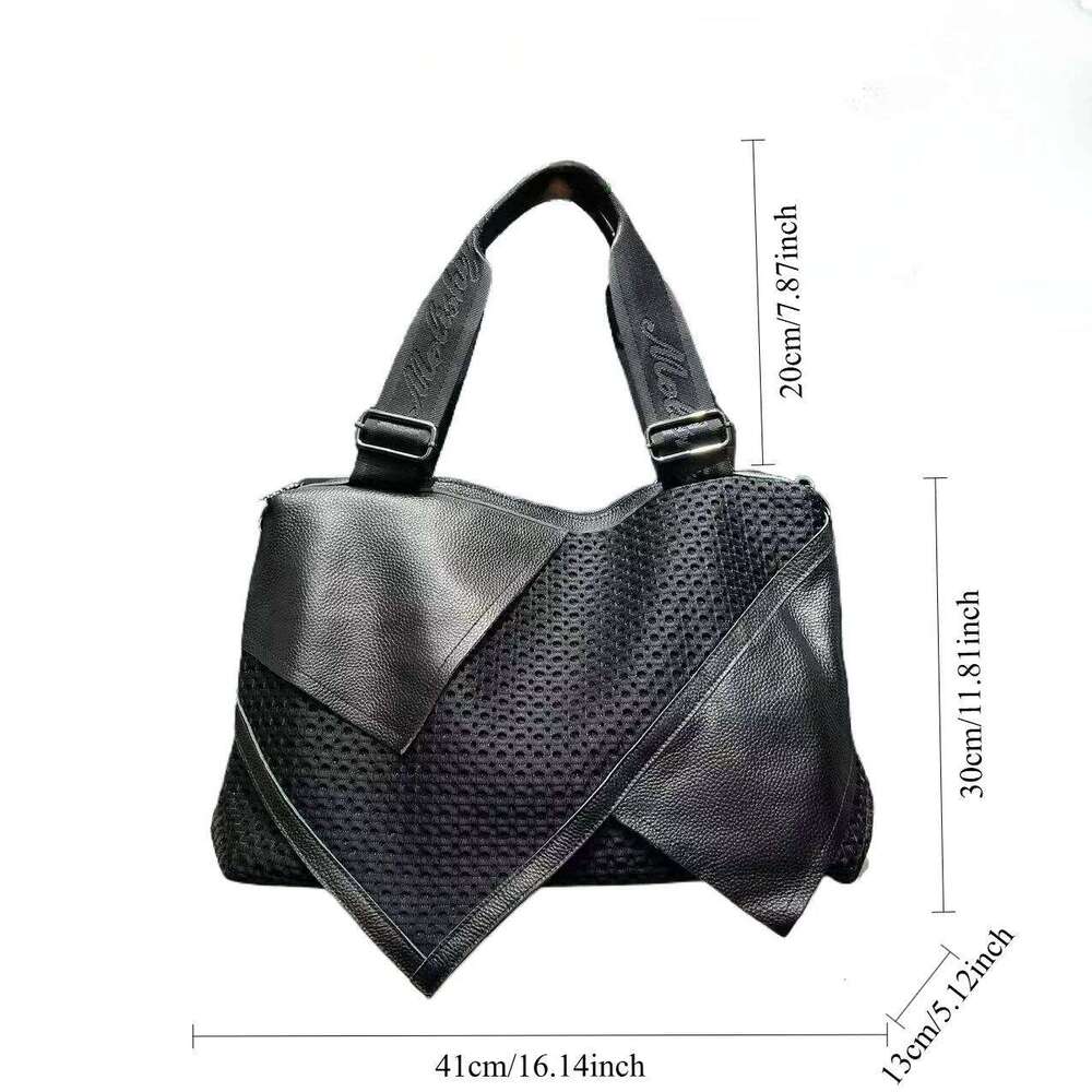 Luxury handbag Hobo women's fashionable personalized mesh cloth large capacity handbag Y K style shoulder crossbody bag SENYY