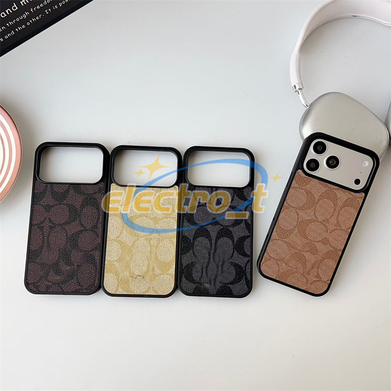 Designer Phone Case Golden Badge Luxury For Apple iPhone Case 17 Air 17ProMax ProMax Cases 16 15 14 Plus 13 12 11 Pro Max Phone Cases Leather Protective Cover