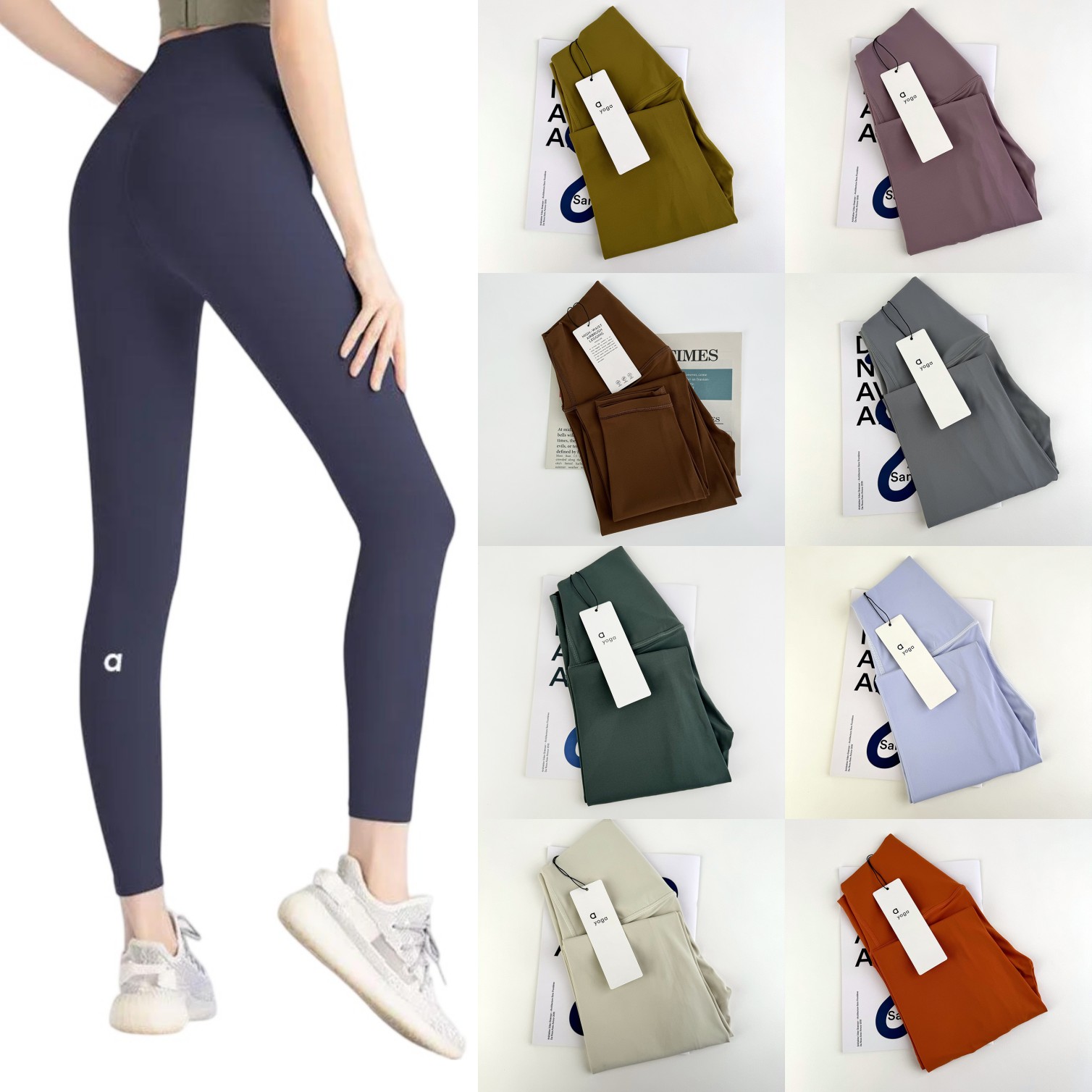 Designer Womens leggings Yoga align Shorts Cropped pants Outfits Lady Sports Ladies Pants Exercise Fitness Wear gym Running Elastic Tracksuit US warehouse