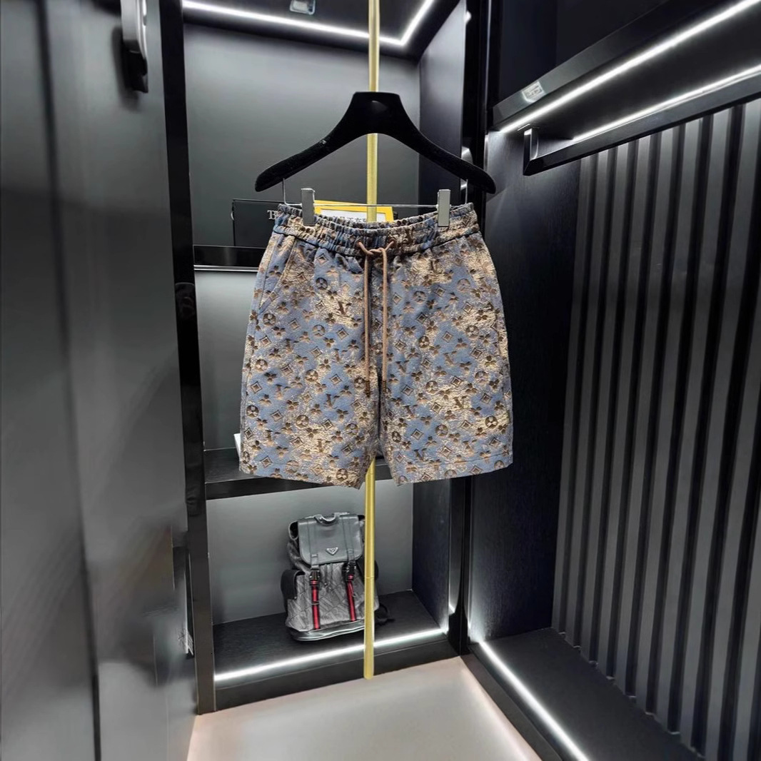 Luxury Brand Designer Clothes Men's Dopamine Pants Light Luxury Summer Printed Fashion Trend Versatile Casual Stylish New Short Beach Pants