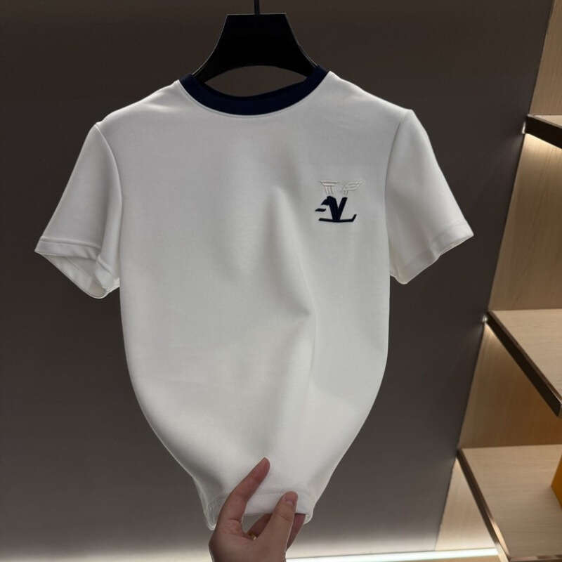 BK In Paris Men's Spring Summer Trendy Fashion Light Luxury Versatile Short Sleeve K898