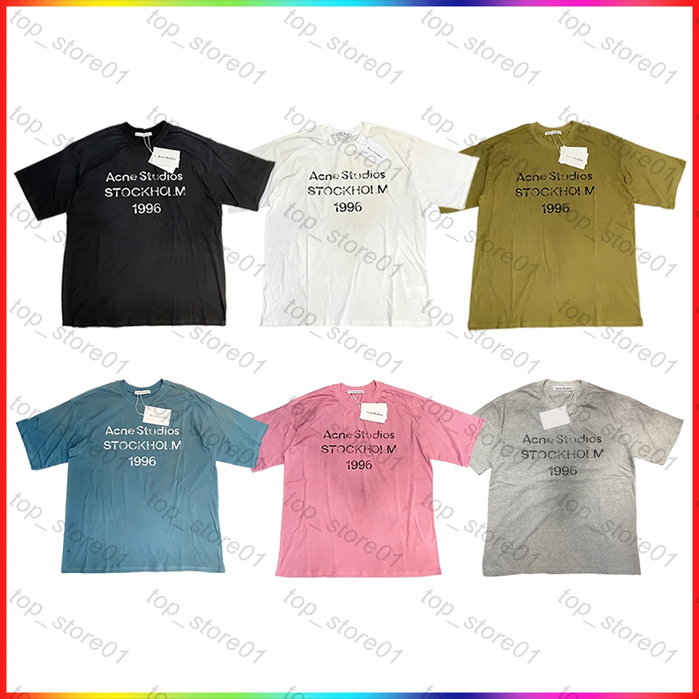 2026 designer clothes fashion mens clothing acnea shirt summer graphic tee women oversize casual acnea hoodie Washed retro long breathable sleeve sweatshirt