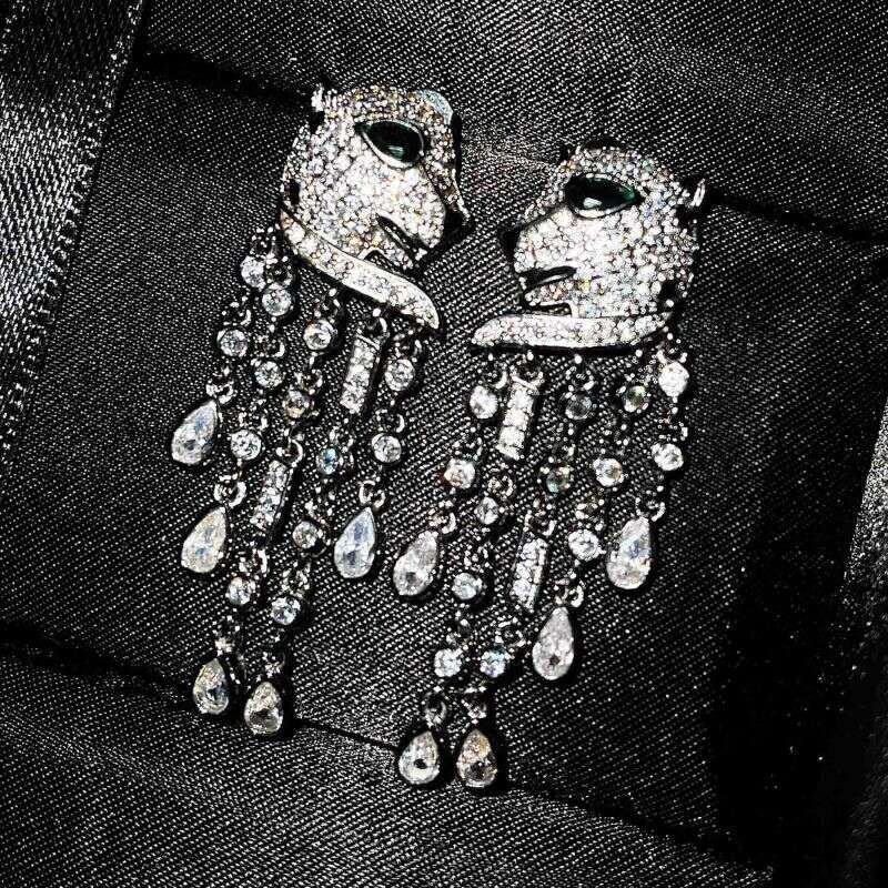 2026 New Full Ziron Drop Hanging Earrings for Women Silver Plated Geometric Dangle Earring for Bride Friends Teachers Ladies