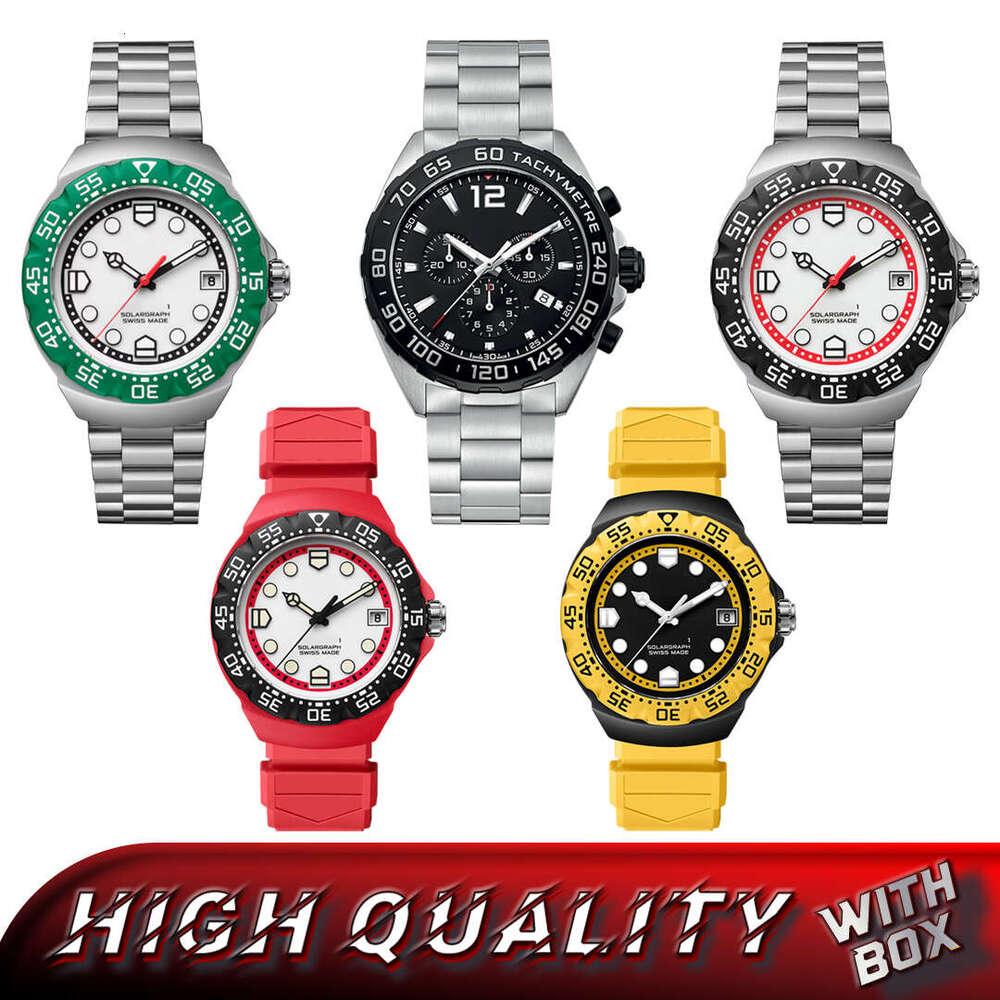 AAA Luxury TAGness Heuerer Watch Mens F1 Watch Designer Wristwatch Hueuers Watches Man SuperClone Watch Top Quality Quartz Automatic Mechanical Watch With Box 93