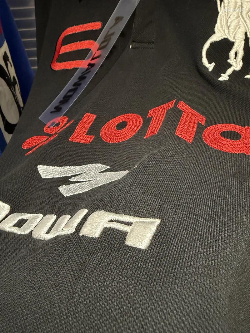 Men's T Shirts Embroidery Mowalola Tshirts Digit 6 Label Polo Tee Top Women's Cotton Short Sleeve T-shirt High-quality Hip-hop Rock Casual S