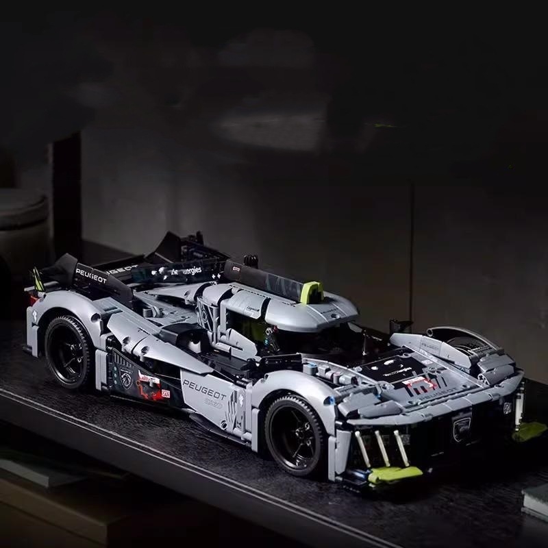 Cross-border new 99033 super sports car Peugeot 9X8 mechanical set for boys' building blocks with small particles as a gift toy