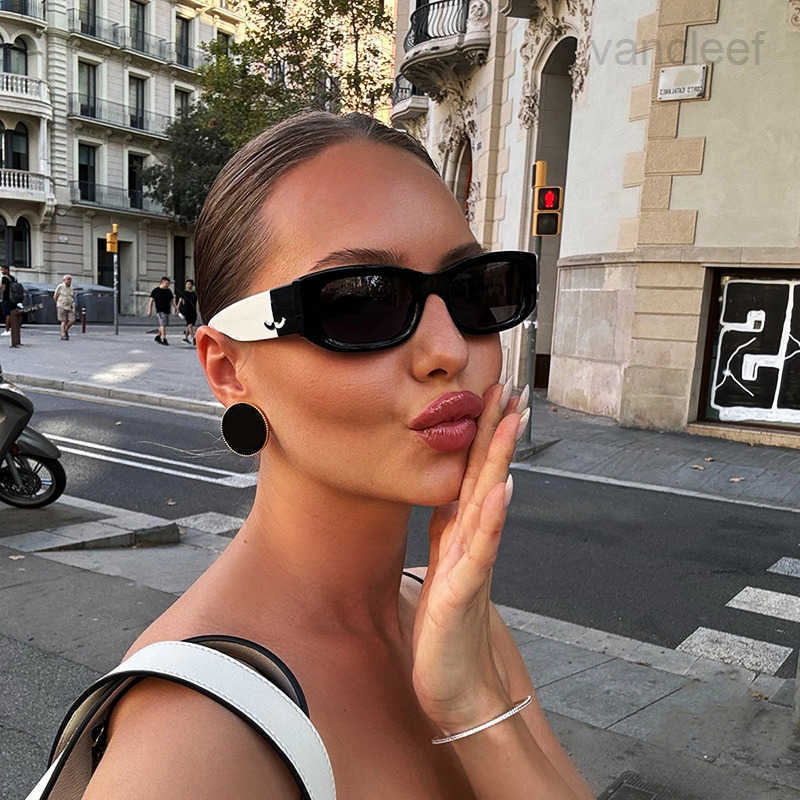 Luxury designer sunglasses men and women fashionable color blocked frame designer beach UV400 anti polarized sunglasses