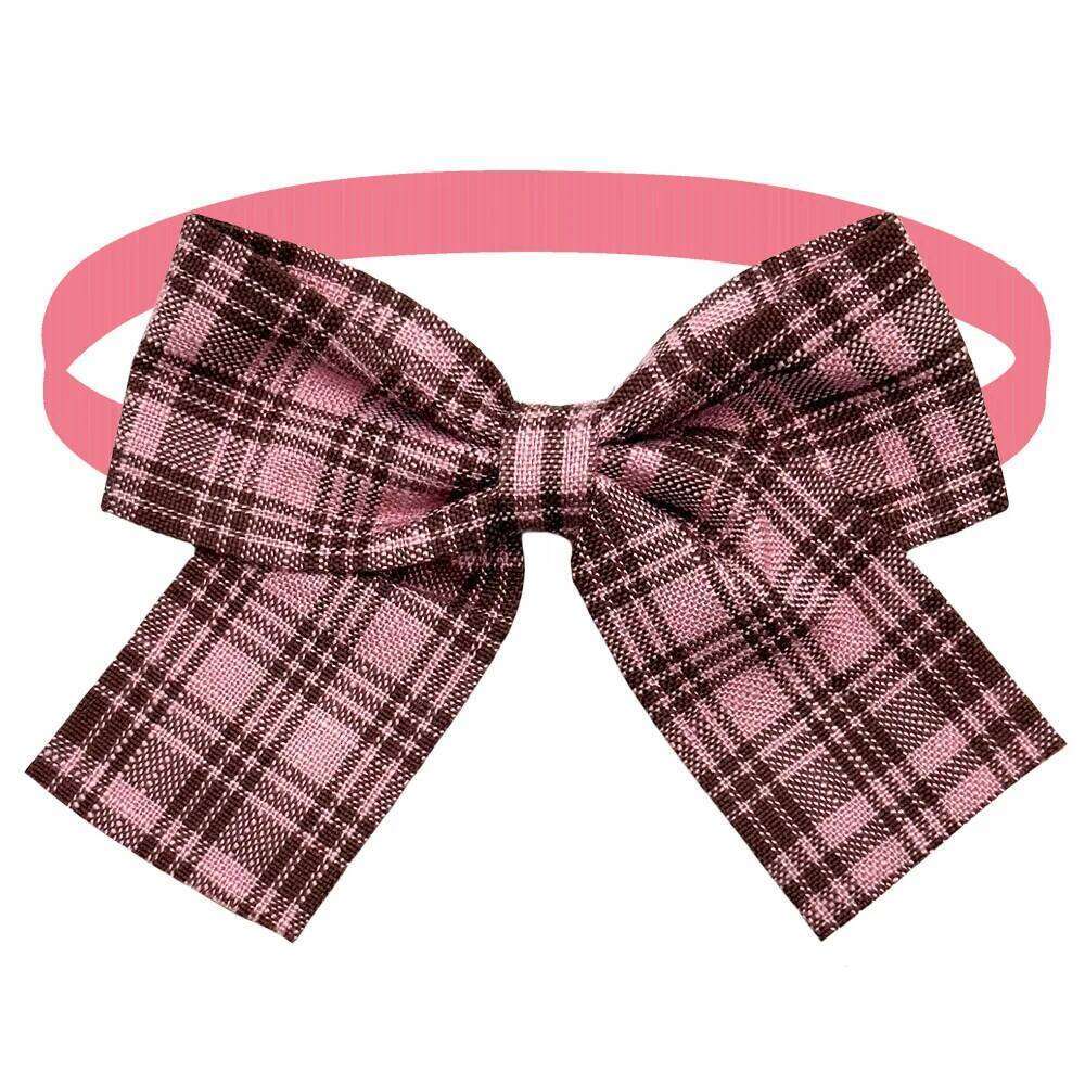 50/100pcs Plaid ties Mini Bowties Adjustable Pets Cat Bow Tie For Small Dogs Fashion Dog Supplies 26W0115