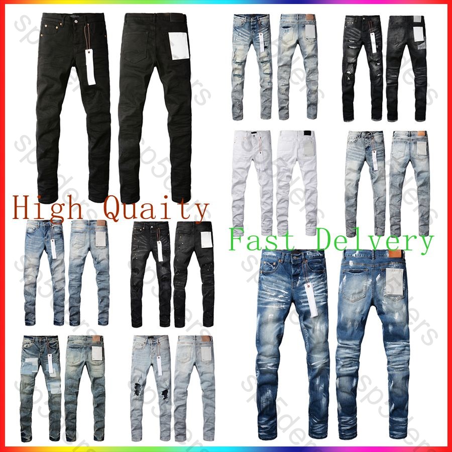 Designer purples Jean For Mens ksubi jeans letters Designer Pants Denim Trousers Men purples brands jeans High Quality Straight Retro Ripped Biker Motorcycle Jean
