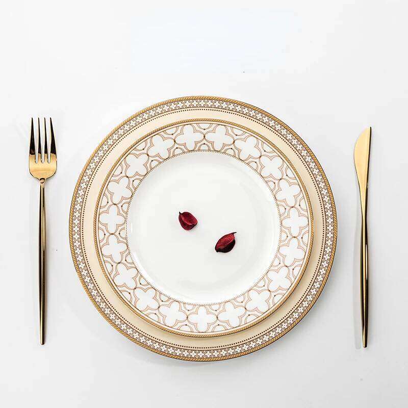 Luxury Bone China Bowl Saucer Gold Plated Coffee Cup Hotel Restaurant Dinnerware Kitchenware Tableware for Household Dining Room Outdoor Living Room S