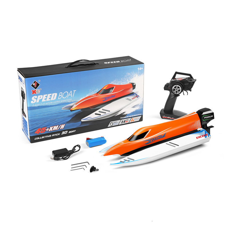 RC Boat Wltoys WL915 2.4Ghz Machine Radio Controlled Boat Brushless Motor High Speed 45kmh Racing RC Boat Toys for Kids 201204