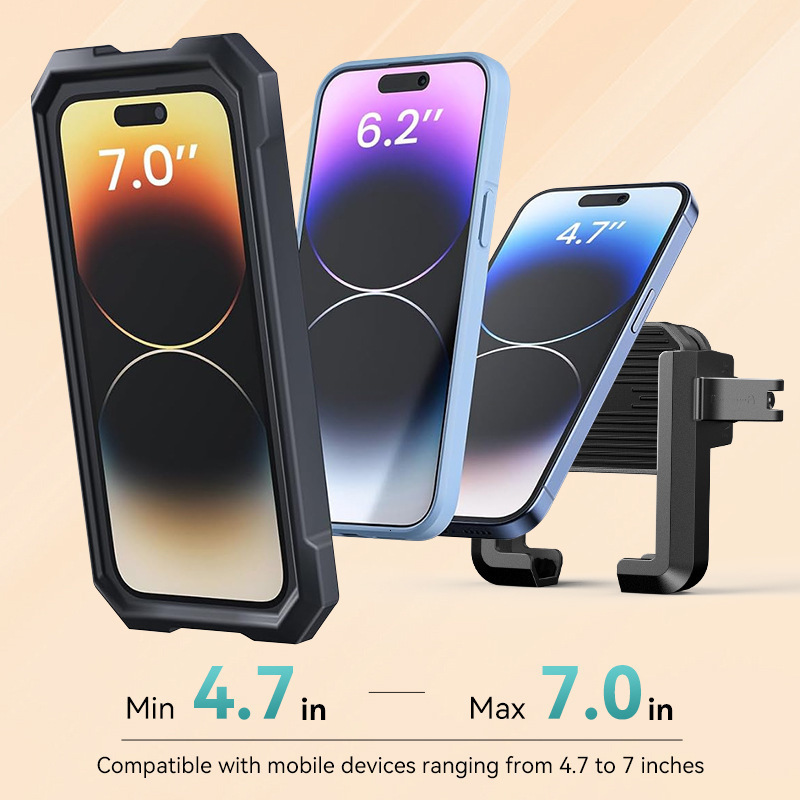 New Electric Vehicle Phone Holder Shock Absorption Motorcycle Bicycle Navigation Phone Mount Not Blocking Camera220620