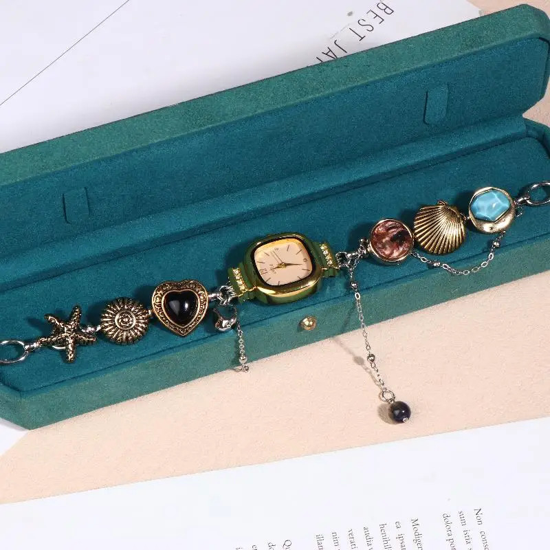 Fashion Punk Watch Pendant Necklace For Women Retro Elegant Trendy Choker Exaggerated Party Jewelry Accessories Gift 260109 - view 6