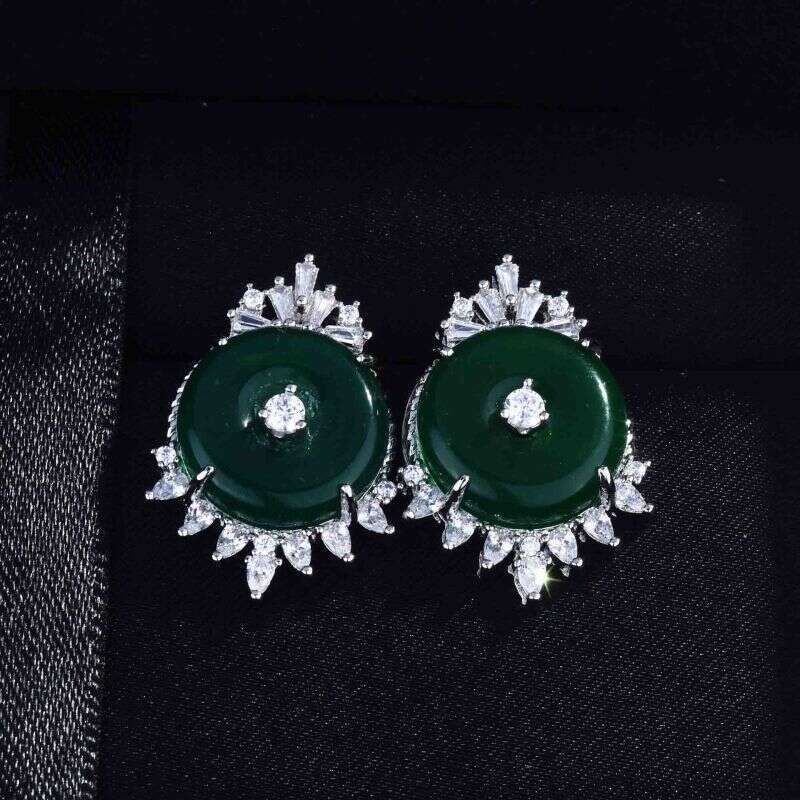 2026 New Full Ziron Drop Hanging Earrings for Women Silver Plated Geometric Dangle Earring for Bride Friends Teachers Ladies