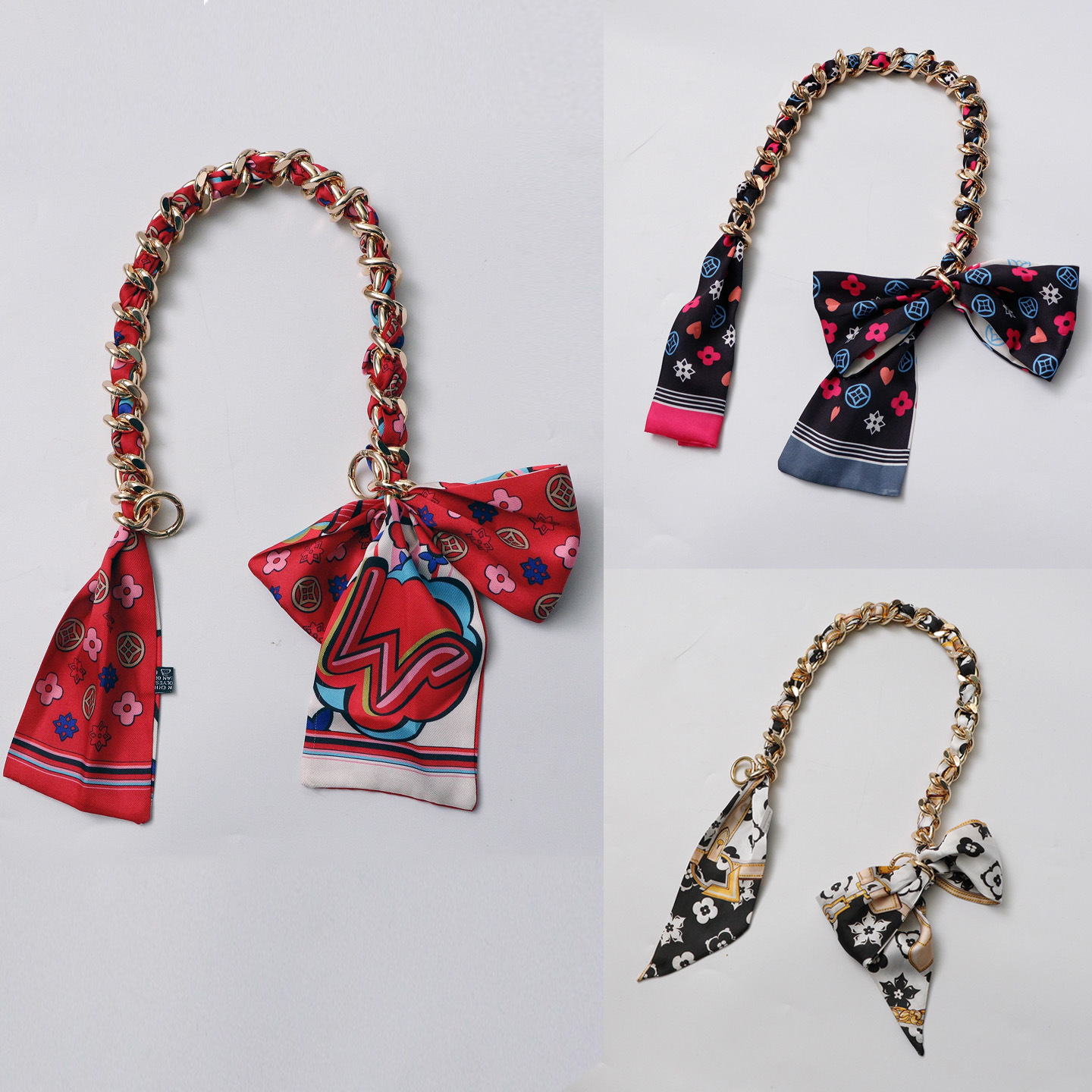 Coffee Color Old Bag Shoulder Strap Accessories Arm Bag Chain Buy Silk Scarf Wear Chain Shoulder Strap Armpit Bag Belt 2026s hot
