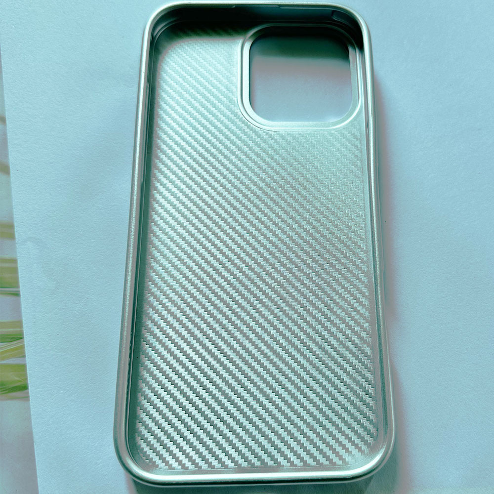 silver Apple 17pro Magnetic Glass Phone Case Material Wholesale Matte Protective Cover iPhone 15promax