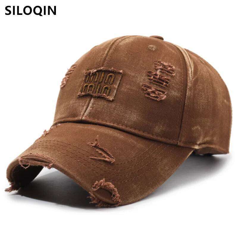 Snapback Spring Washed Cotton Embroidery Baseball Caps For Men And Women Personality Vintage Fashion Cap Party Hats L260520