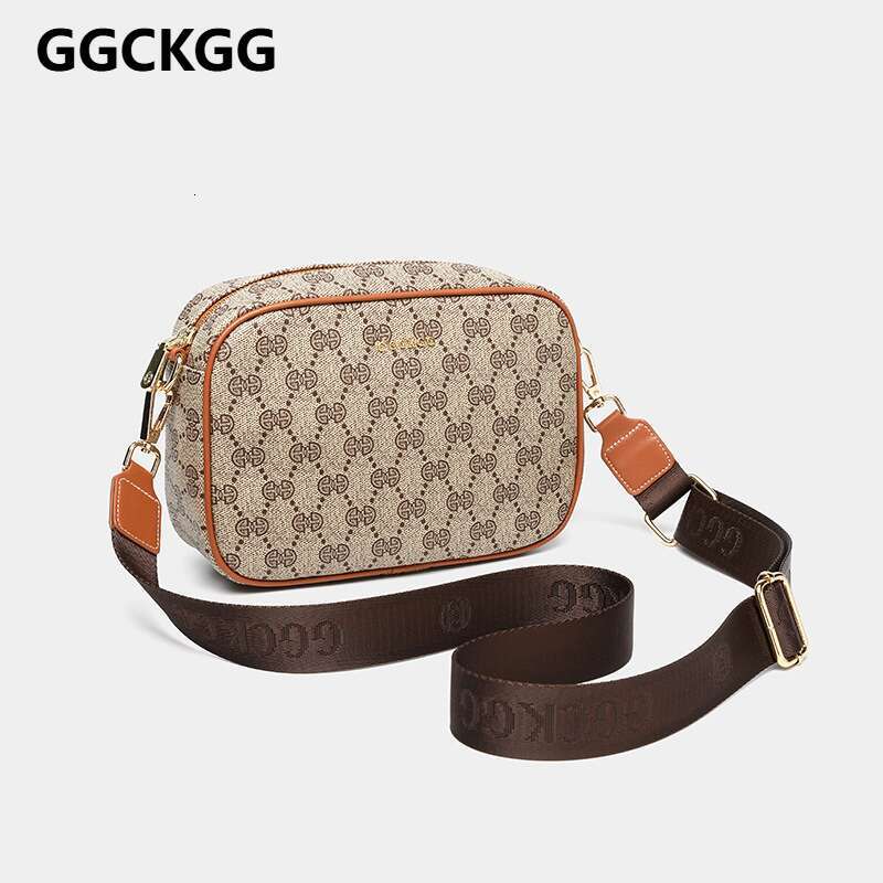 2026 GGCKGG Women Vintage grid Rabbit horse Pattern Crossbody Bag Lightweight Mini Shoulder Bag Adjustable Strap Daily Commute Shopping Travel 8045 dh