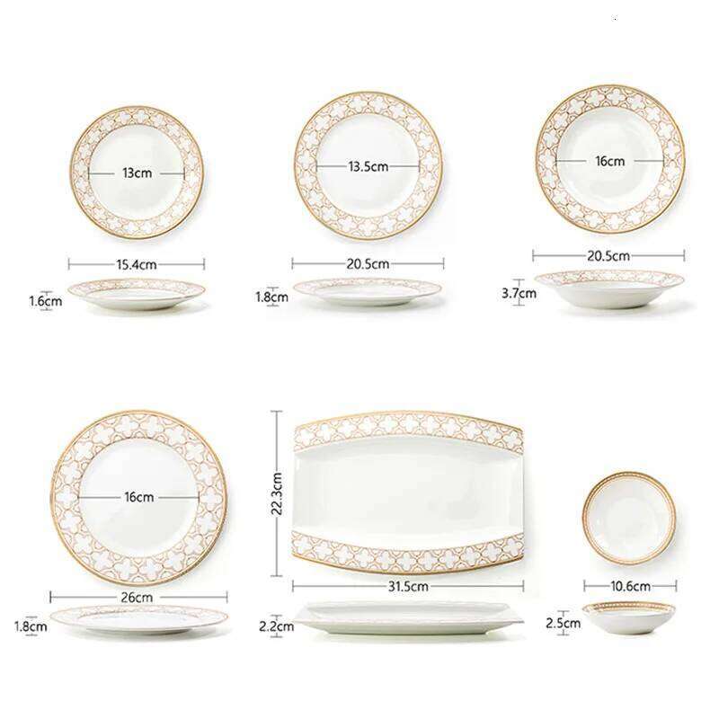 Luxury Bone China Bowl Saucer Gold Plated Coffee Cup Hotel Restaurant Dinnerware Kitchenware Tableware for Household Dining Room Outdoor Living Room S