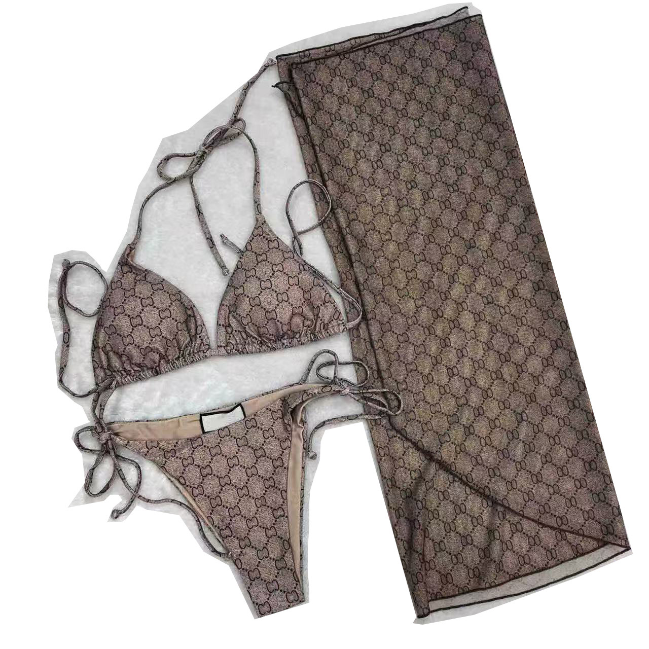 Designer Womens Bikinis Fashion Comfortable Swimwear Beach Bikinis Summer Swimsuit Stripe Letter Pattern Bathing Suits Size S-XL