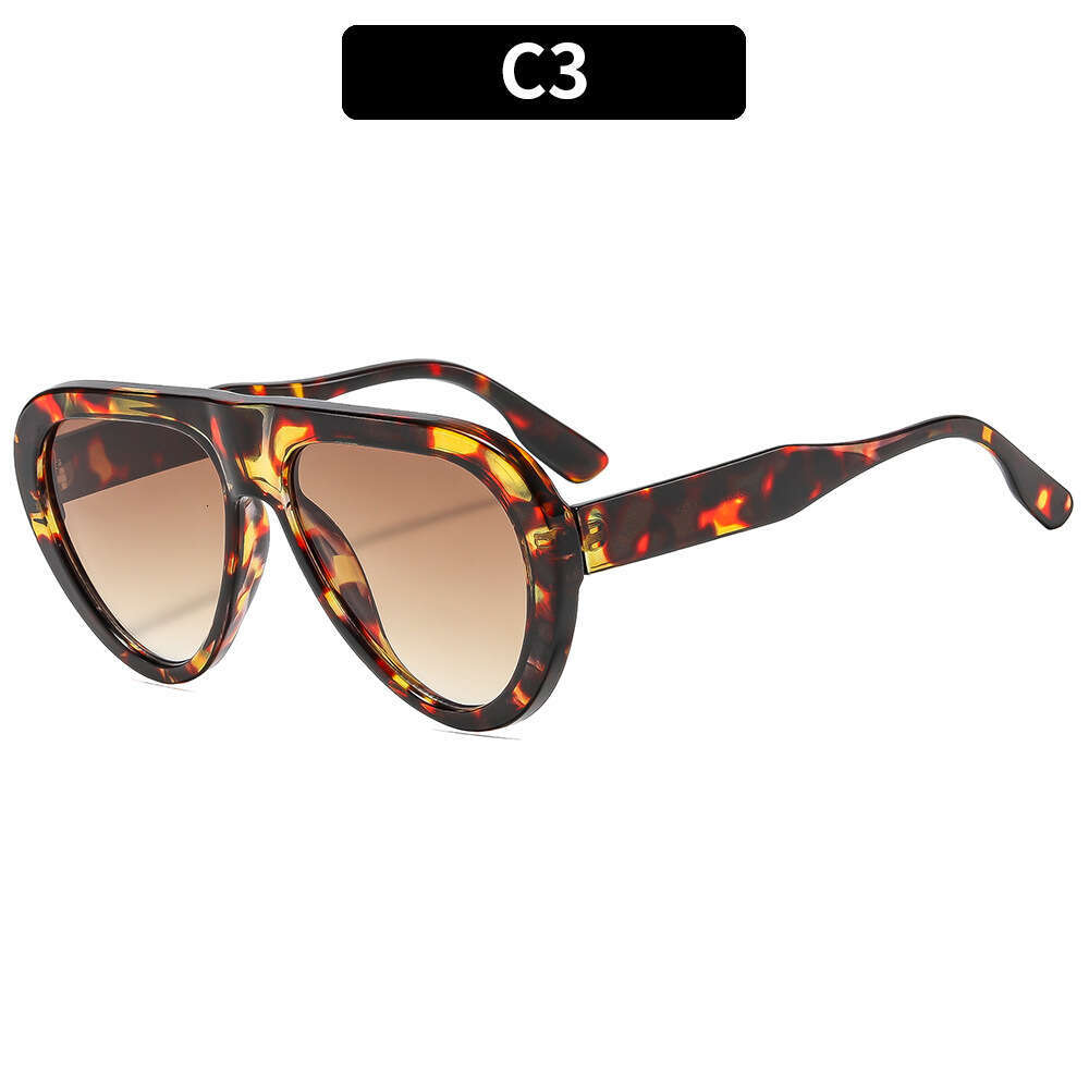 Sunglasses New Fashion High-end Street Style Versatile Internet Celebrity Same Frame Sun glasses Trendy Unisex Glasses