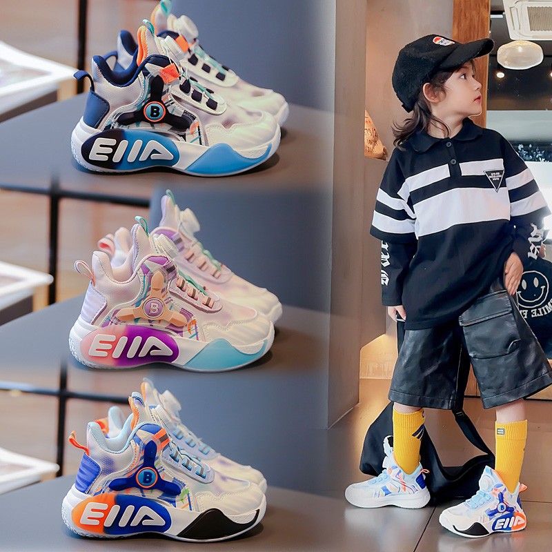 Spring Autumn Kids Sport Shoes Boys Sneakers Student Girls Nonslip