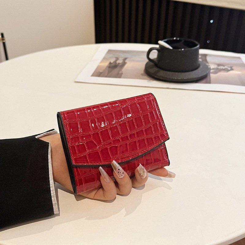Multi-card Holder Tri-fold Clutch Ladies Long Fashion Classic Short Billfold Large Capacity Multi-functional ID Card Slot Coin Purse Luxury Wallet Des