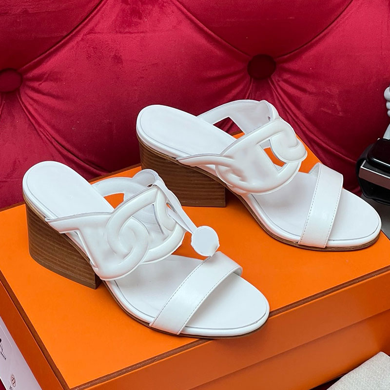 H252141Z designer Lipari 70 sandal Womens High heel Sandals Ladie Nappa Leather Mules shoes Fashion Show Style Rubber Outsole Size 35 41