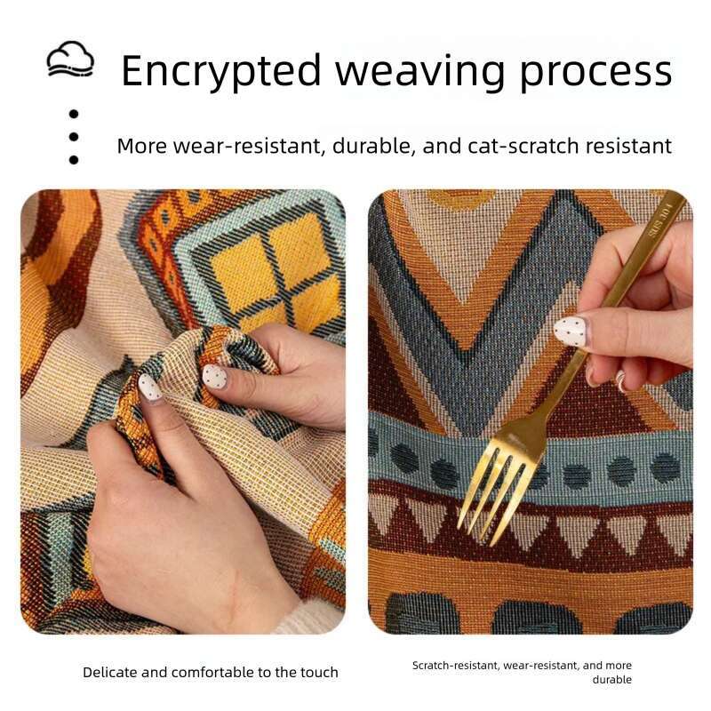 Premium Home Decor Luxury Bohemian Ethnic Style Multifunctional Soft Towel Blanket Bed Cover for Sofa Bedding Outdoor Picnic Living Room Bedroom Decor