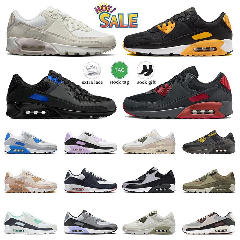 2026 90 Terrascape Running Shoes for Men Women 90s Sail Black Anthracite Bred Thunder Grey Light Bone ACG mens trainers outdoor 90 Sports sneakers 36-46