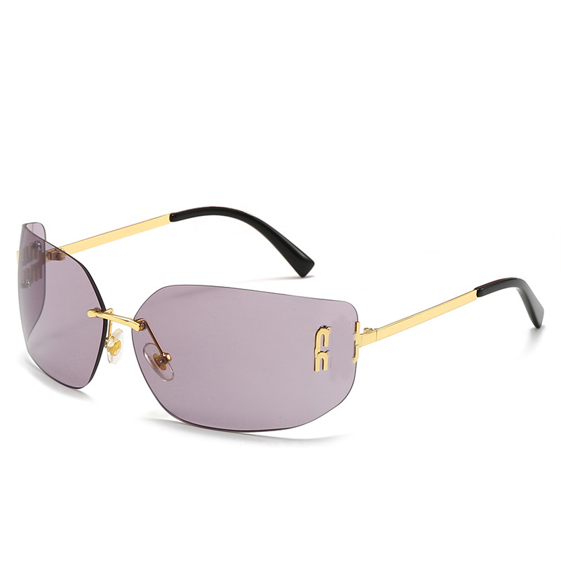 sunglasses for women classic sunglasses luxurys designer sunglasses Euro american trend glasses curved Lenses shades large frame Light contour UV400 P8849-3