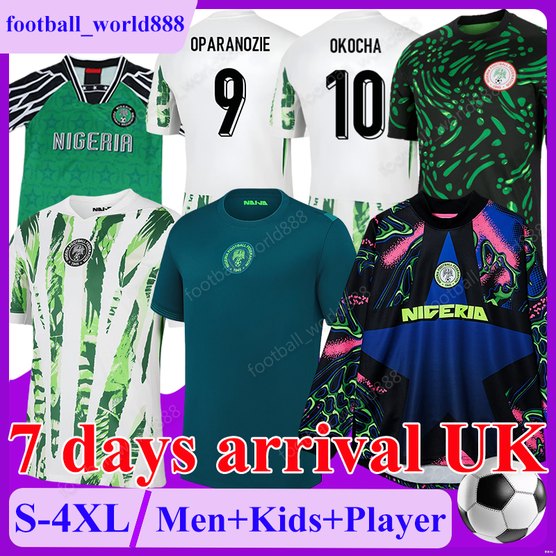 4XL Nigeria 2025 Soccer Jerseys World Cup OKOCHA MARTINS 25 26 National Football Team Football Shirts EBI KANU LOOKMAN OSHOALA football jersey Men Kids Kit Socks Set