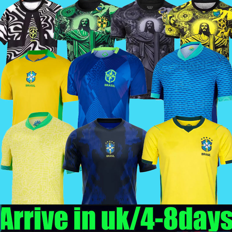 brazil Jersey 2026 Soccer Football Shirts Rodrygo vini jr Raphinha Savinho Endrick Joelinton brasil National Team camisa de futebol 26 27 Men KIDS fans plaayer