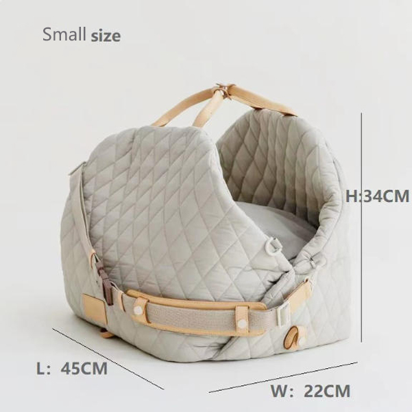 INS Pet handbag dog car sofa portable pet travel bag cat nest down cotton pet crossbody bag Dog Carrier bed