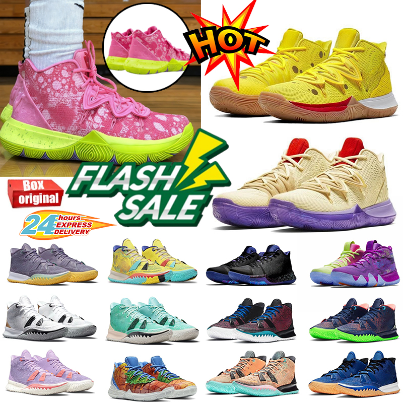 Designer Basketball Shoes EP 5 7 Men Women Kyrie Daughters Square People Yellow Daughters Azurie Outdoor Sneakers sports trainers size 40-46