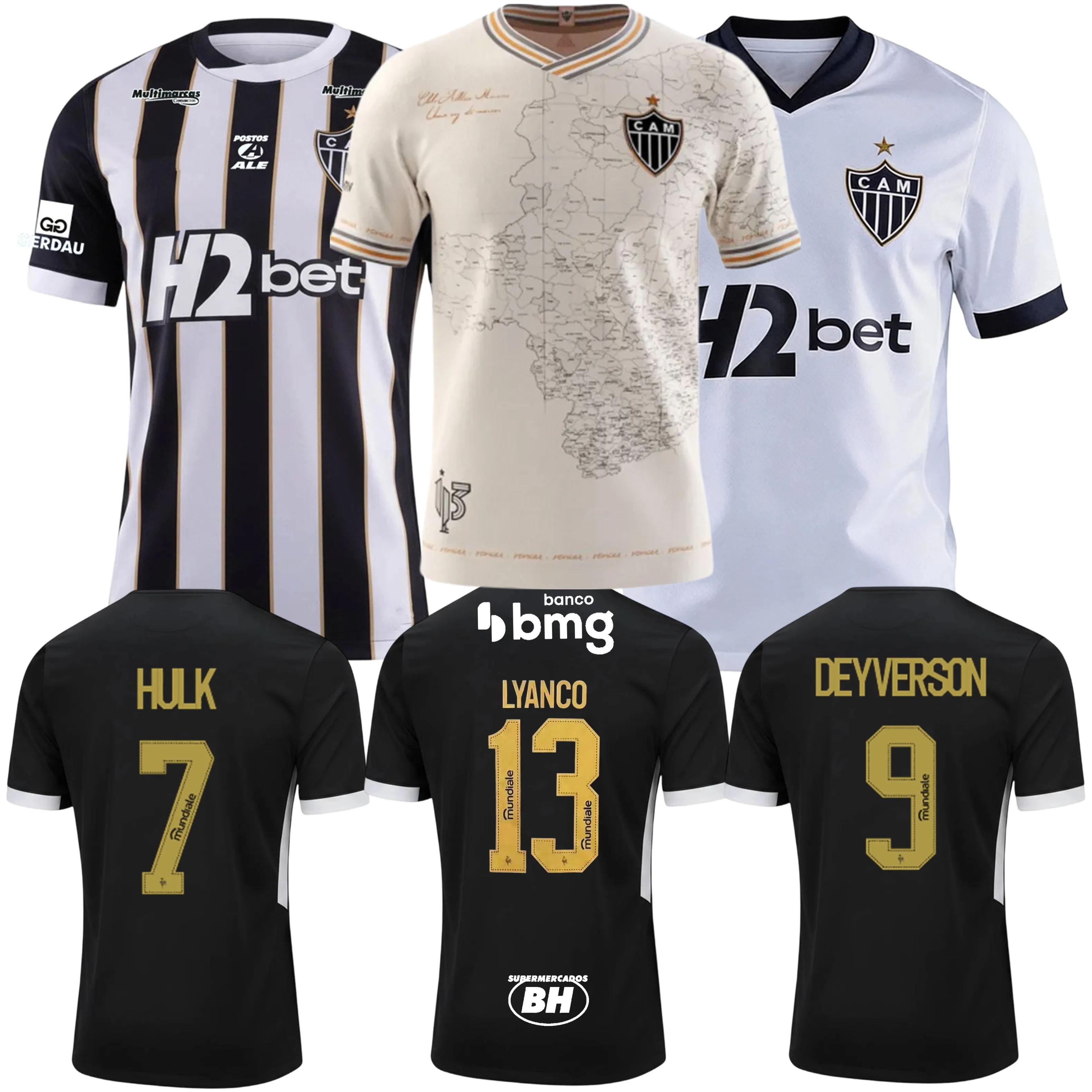 2025 2026 2027 Atletico Mineiro Soccer Jerseys G.SCARPA FRANCO G.ARANA RONY DUDU CUELLO IGOR GOMES FRANCO NATANAEL 26 27 football Men women kids shirt