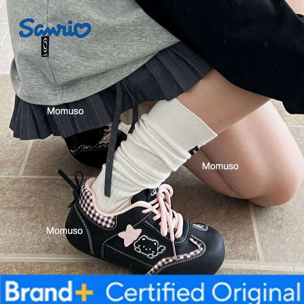 Sanrio Primavera Autunno Elegante Stringata Punta Rotonda S…