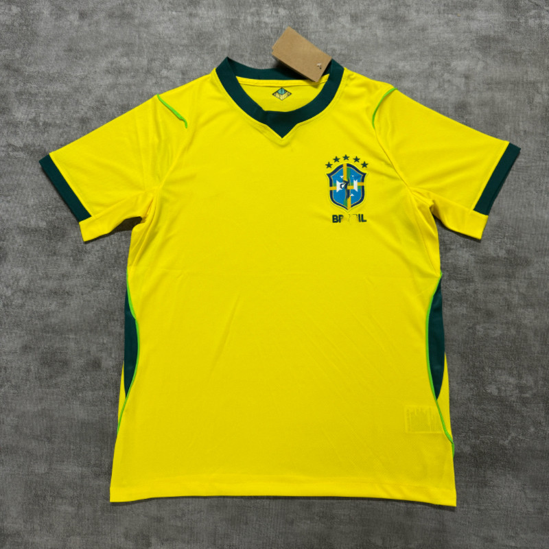 2026 World Cup Brazil Top Short Sleeves Breathable Cheers Highest Hot Jersey Football Shirt Competition Training Clothing Classic Hot Style